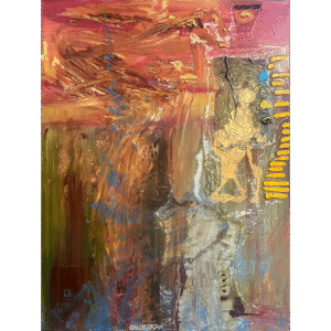The Kiss, oil on canvas, 40 x 30 inches, © Christian Michael GAllegos